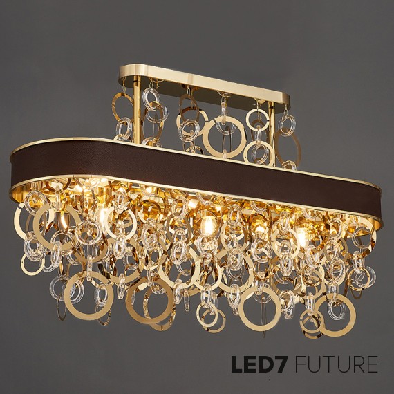 Ritz - MultiRings Oval Chandelier